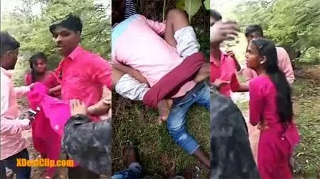 Desi Lovers Jungle Caught by Village People Fuck Full HD